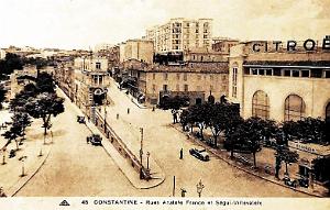 CONSTANTINE - RUES ANATOLE FRANCE ET SEGUI-VILLEVALEIX